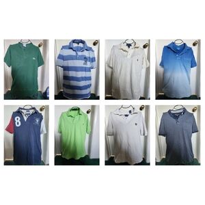 Bundle of 8 polo shirts men